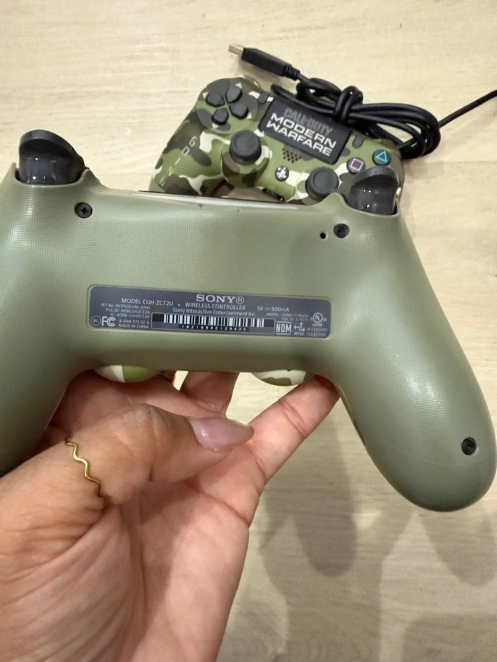 Sony Call of Duty (2) Camouflage Green Wireless Game Controllers